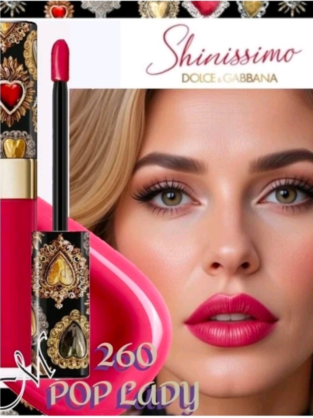 Dolce & Gabbana Shinissimo Liquid Lipstick - Pop Lady 260
